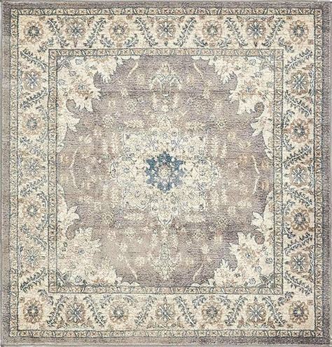 Andalucia Silver Rug. . 5x5 square rug